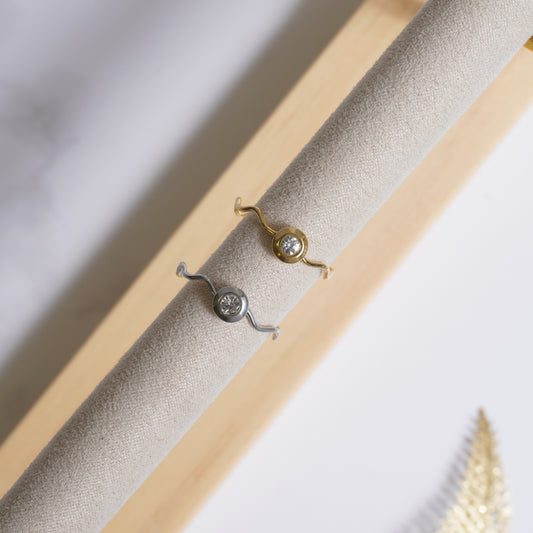 Anello Onde Punto Luce