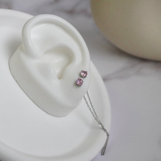 Up and down earrings