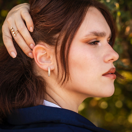 Orecchini Circle Shine