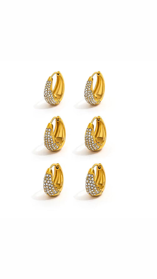 Set Orecchini Drop Shine