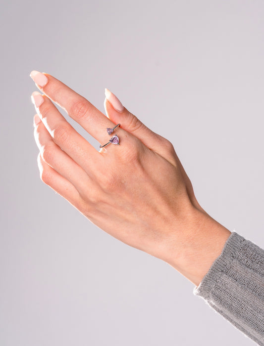 Anello Abbraccio Cuori