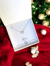 Set Collana Bracciale & Anello Heart Design