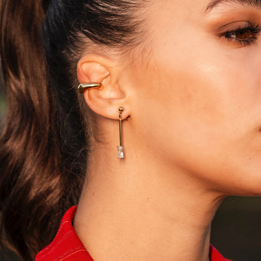 Orecchini Long Baguette