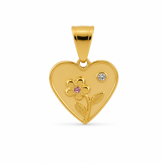 Charm Cuore Floreale