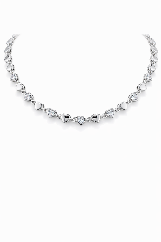 Collana Cuoricini Luccicanti