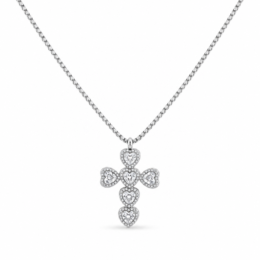 Collana Cross Heart