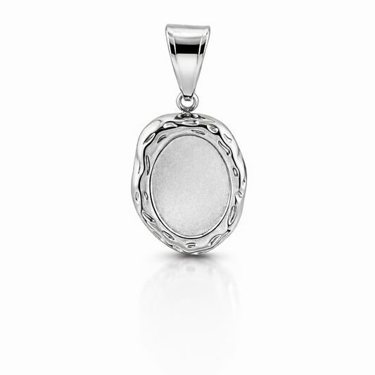 Ciondolo Oval Vintage Personalizzabile