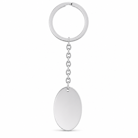 Portachiavi Oval Personalizzabile