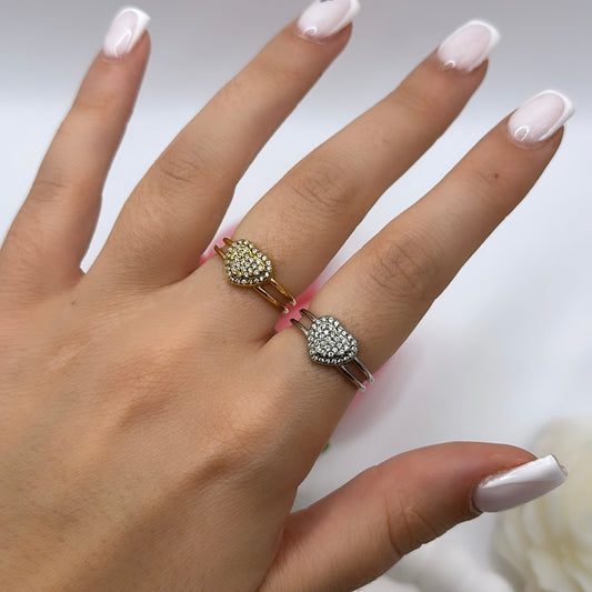 Love Rhinestone Ring