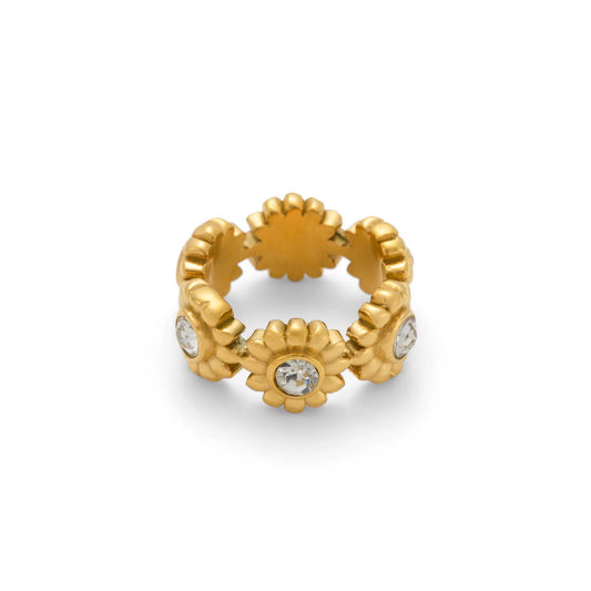Anello Crisalide Fiorita