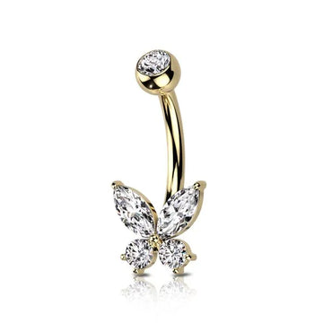 Piercing Ombelico Butterfly