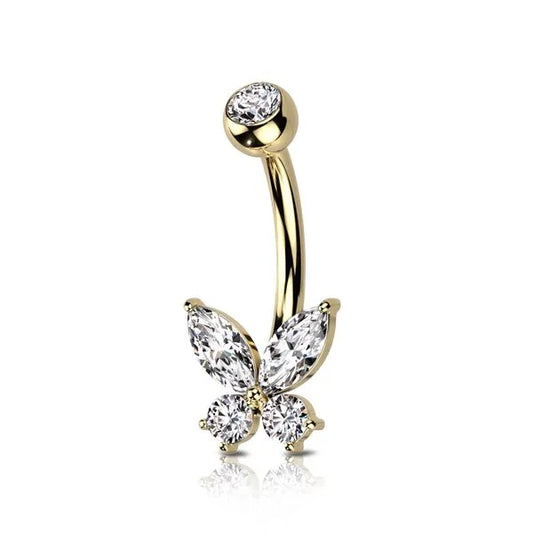 Piercing Ombelico Butterfly
