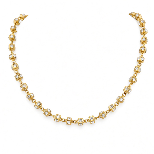 Collana Cubic Strass
