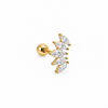 Mono Orecchino Corona Strass