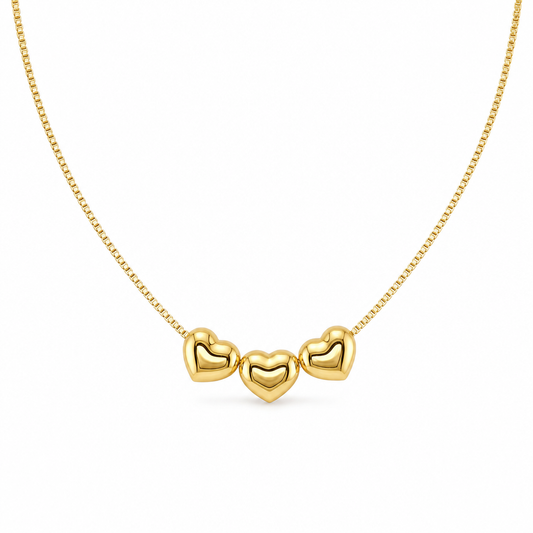 Collana Tris Cuori