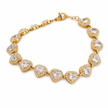 Hearts Diamond Bracelet