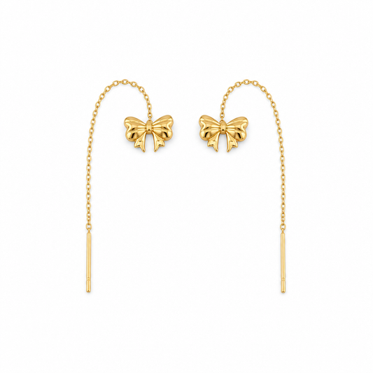Bow Up and Down Earrings