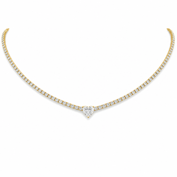 Collar Corazón Tenis