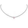 Collar Corazón Tenis