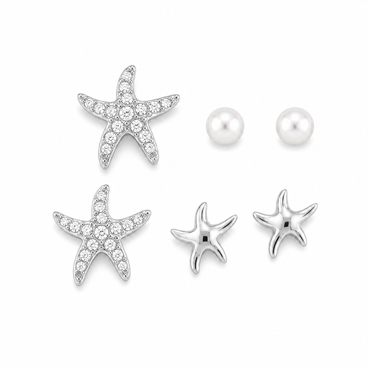 Set Orecchini Stelle Marine