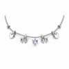 Collar con dijes de lazo