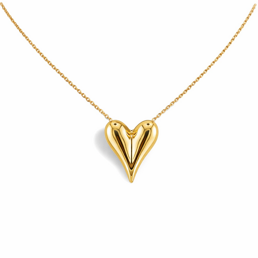 Collana Heart Bombato