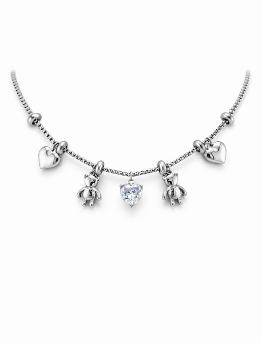 Collana Teddy Charms
