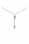 Knot Up and Down Necklace