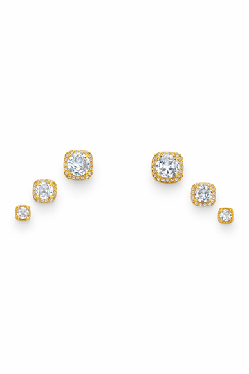 Diamond Earrings Set