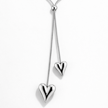 Bombed Hearts Necklace