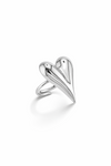 Big Heart Domed Ring