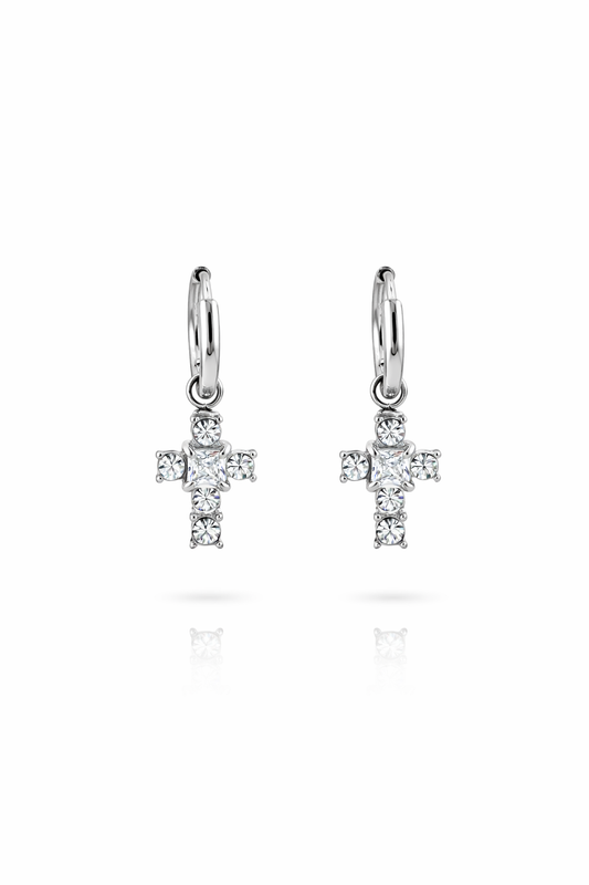 Orecchini Crocette Pendenti